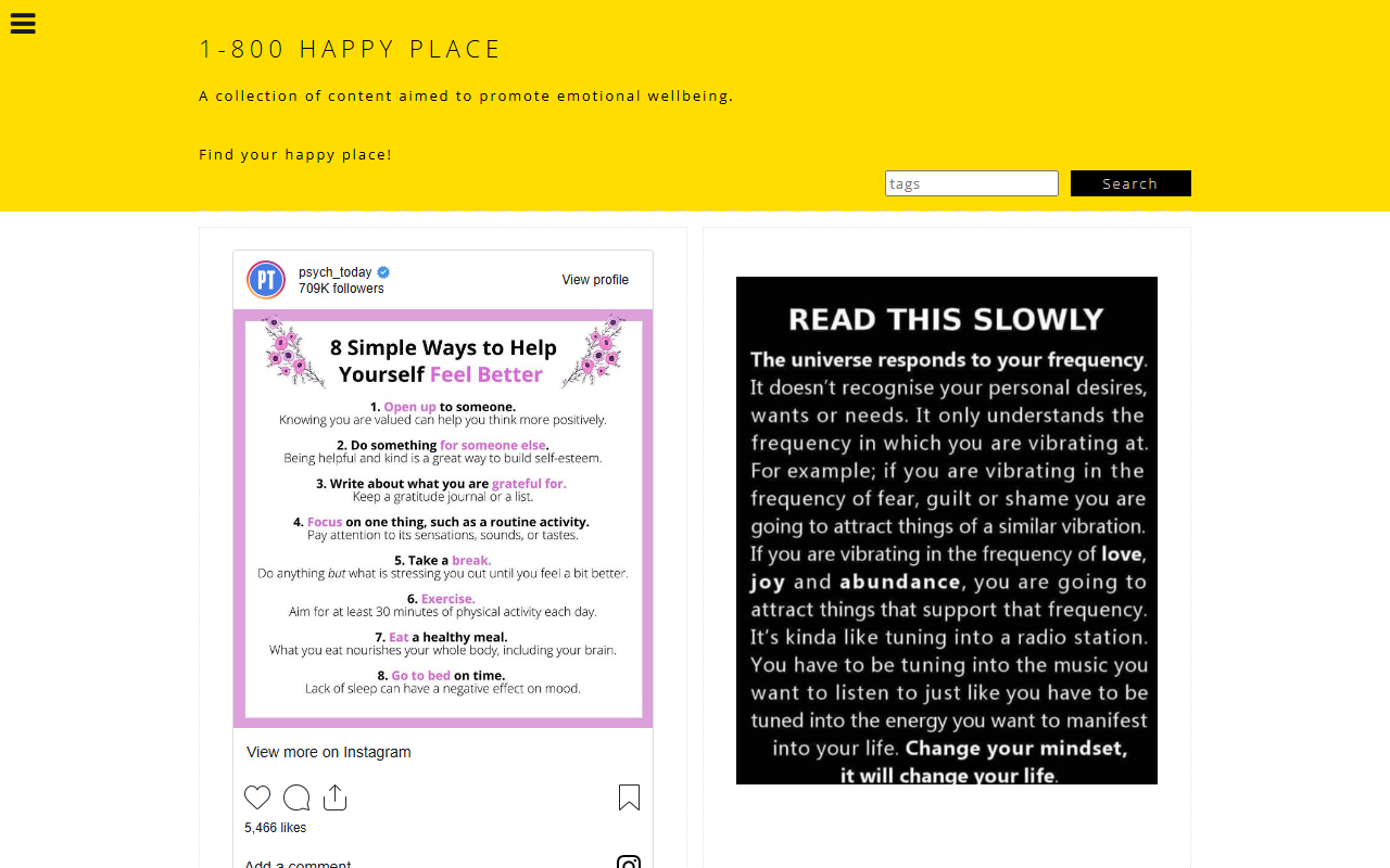 1800happyplace.com screenshot