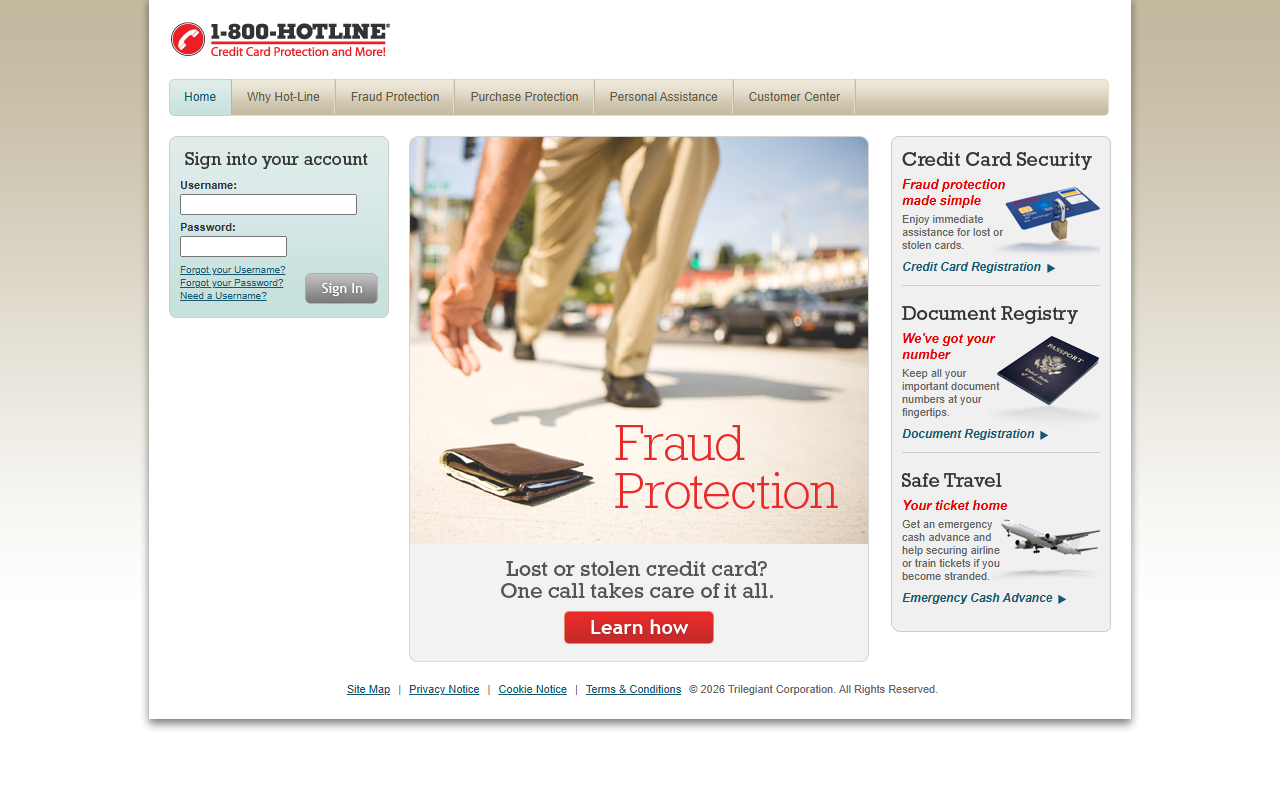 1800hotline.com screenshot