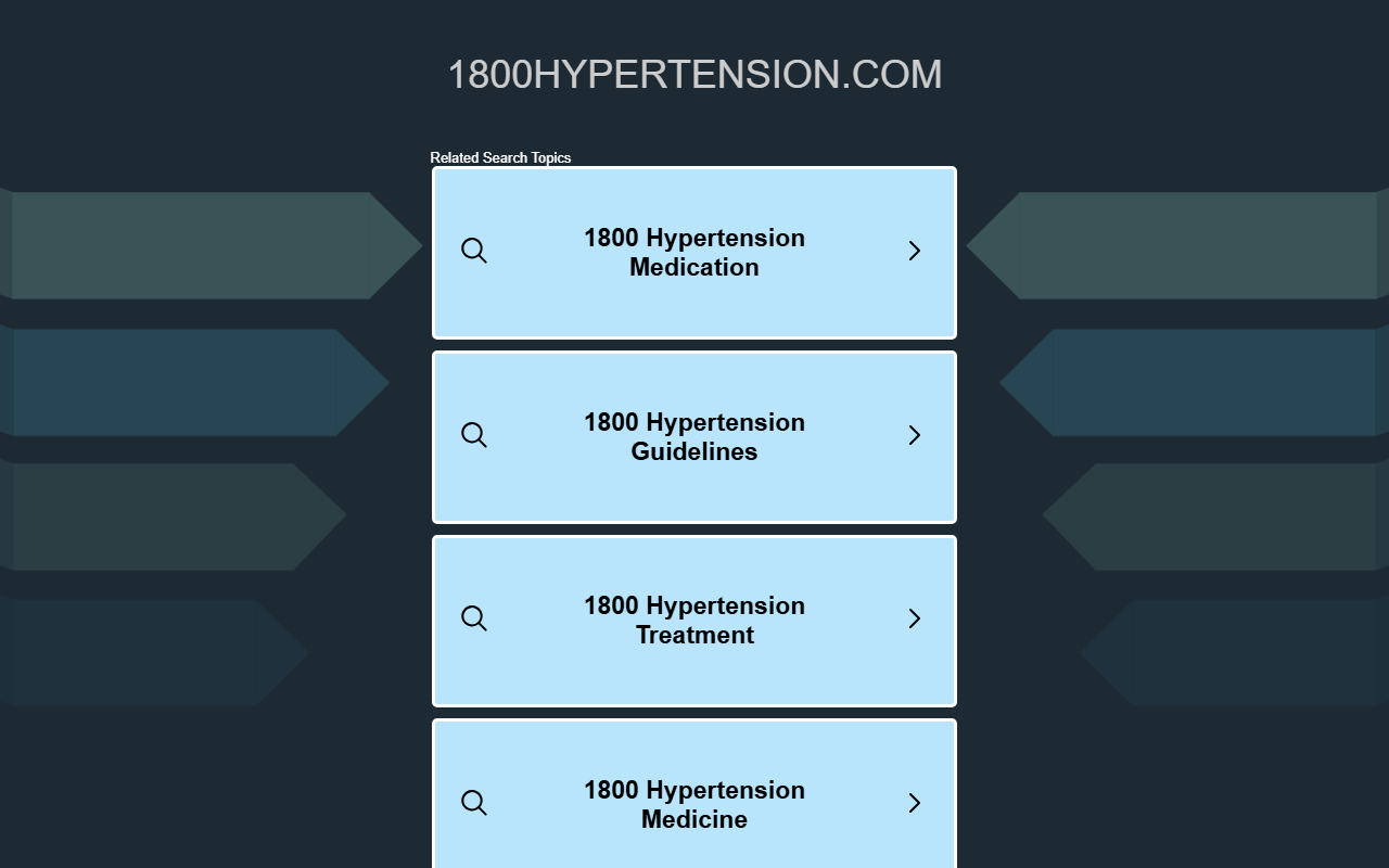 1800hypertension.com screenshot