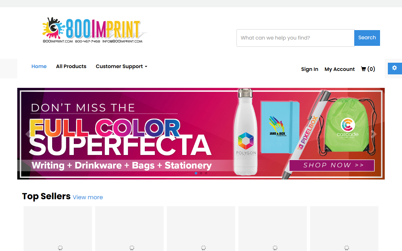 1800imprint.com screenshot