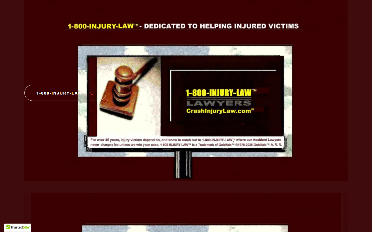 1800injurylaw.com screenshot