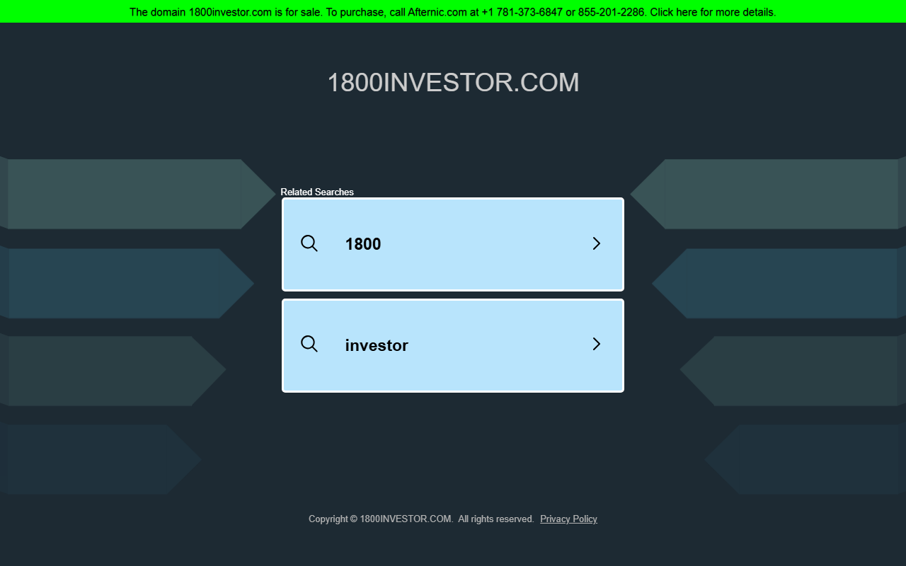 1800investor.com screenshot