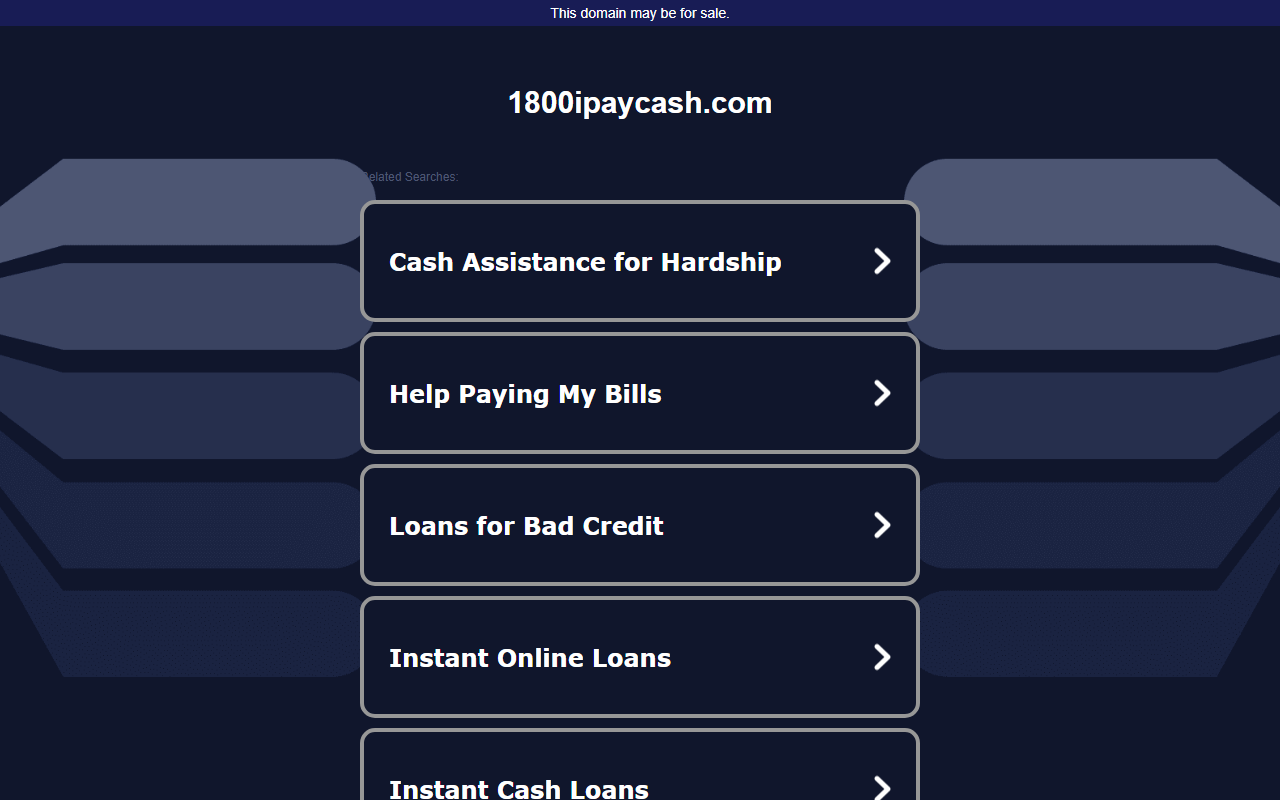 1800ipaycash.com screenshot