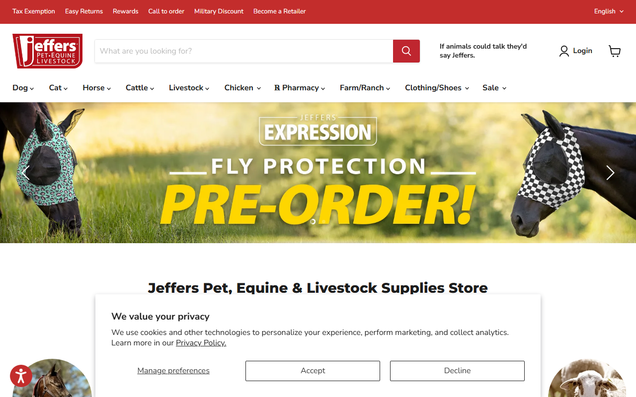 1800jeffers.com screenshot