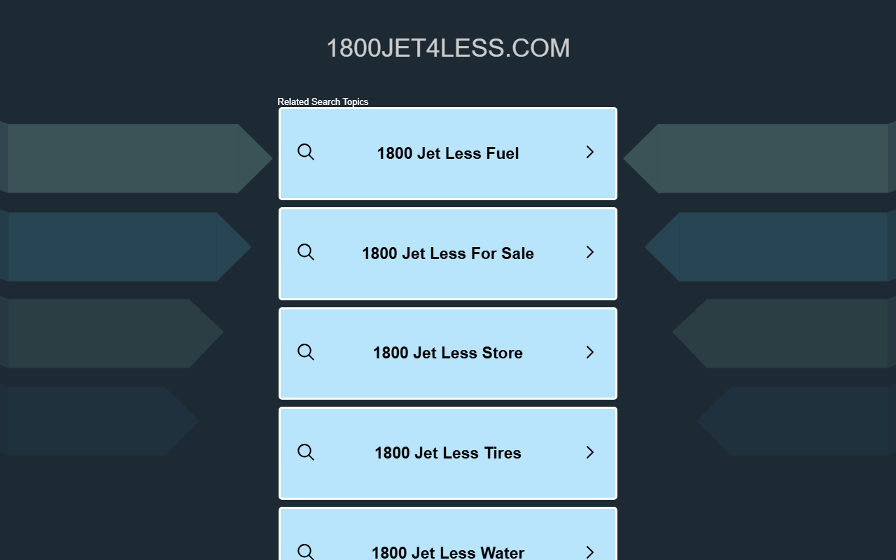 1800jet4less.com screenshot