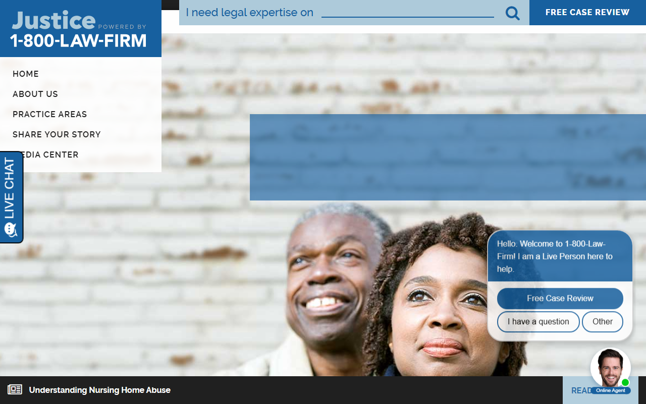 1800lawfirm.com screenshot