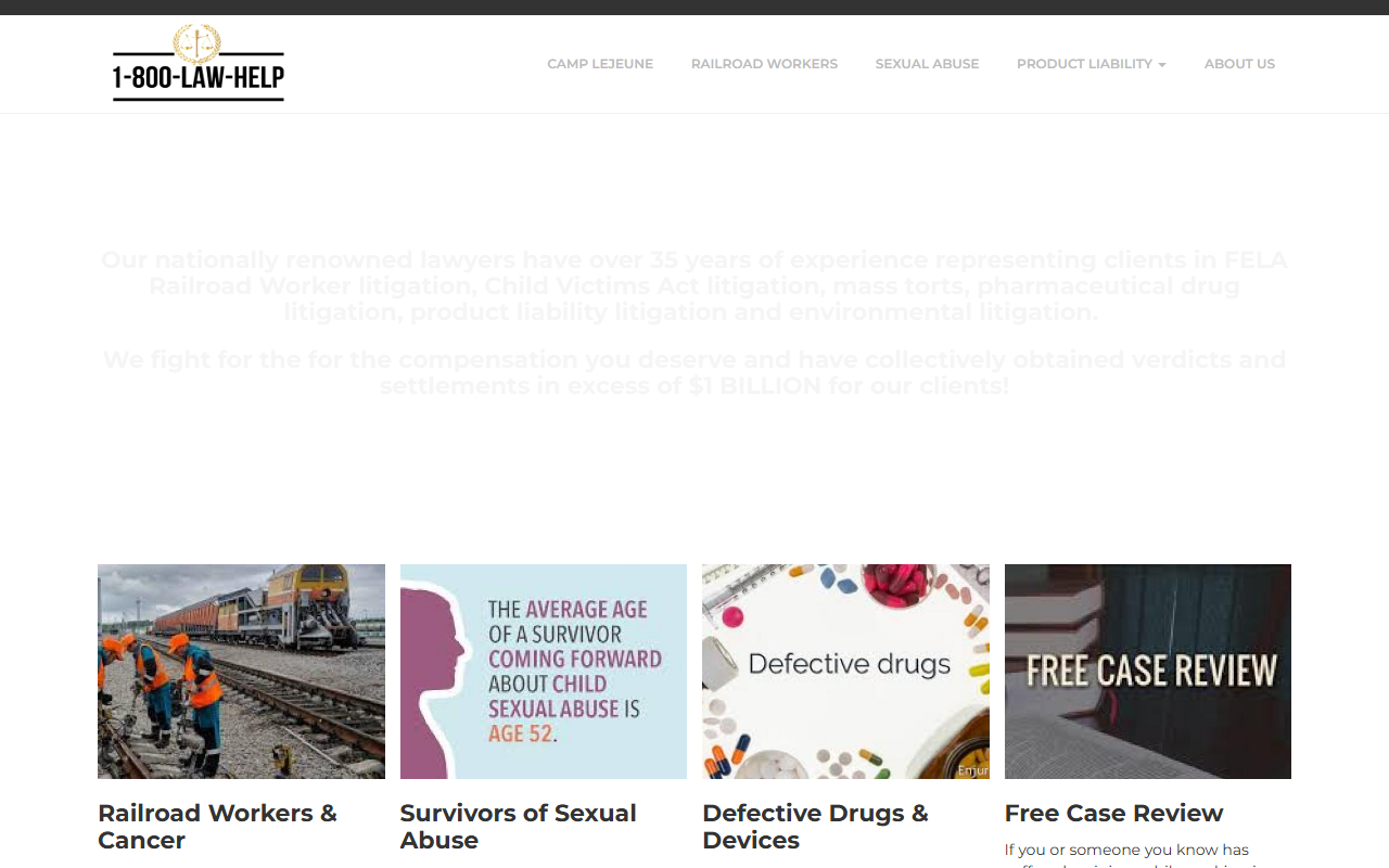 1800lawhelp.com screenshot