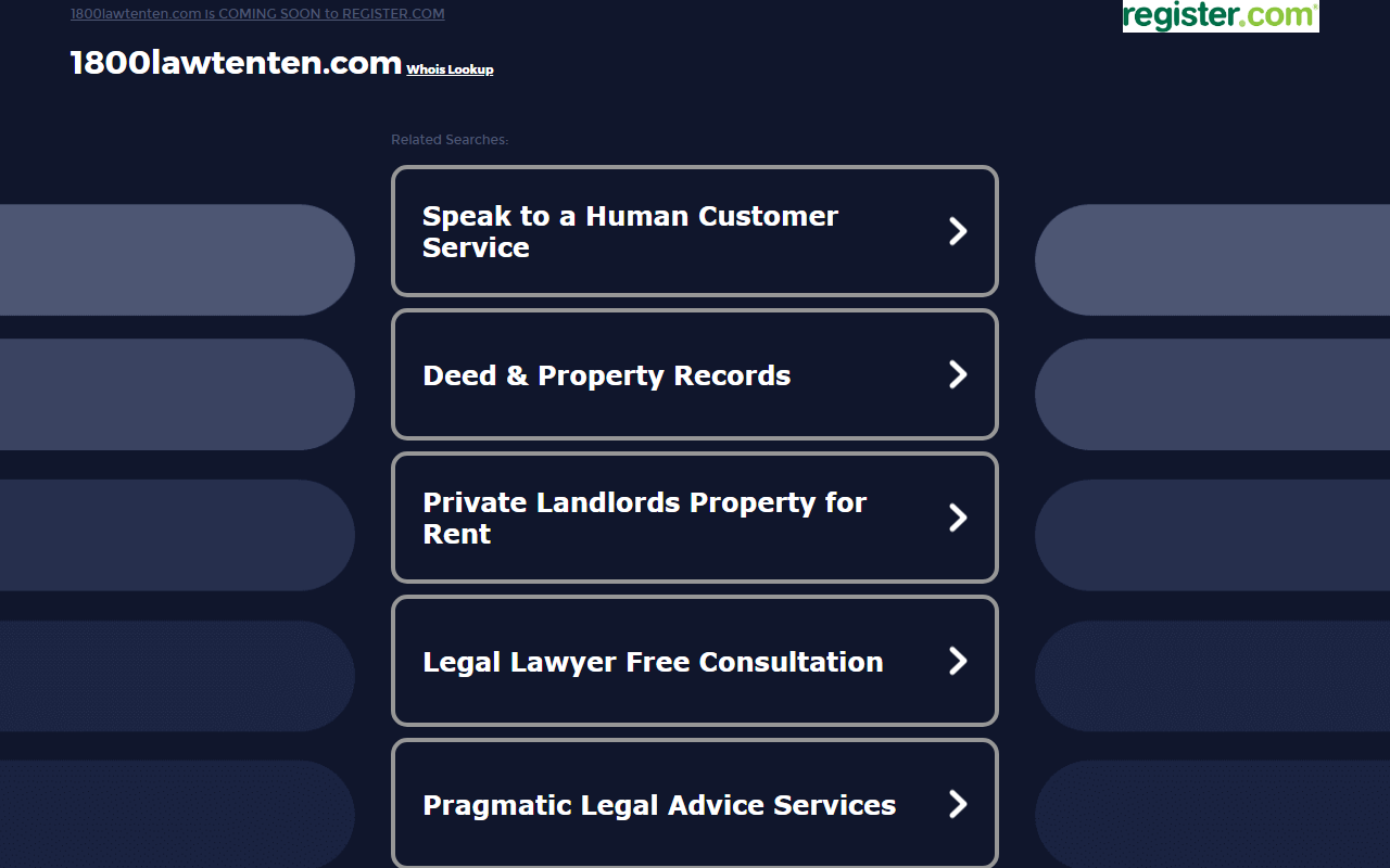 1800lawtenten.com screenshot