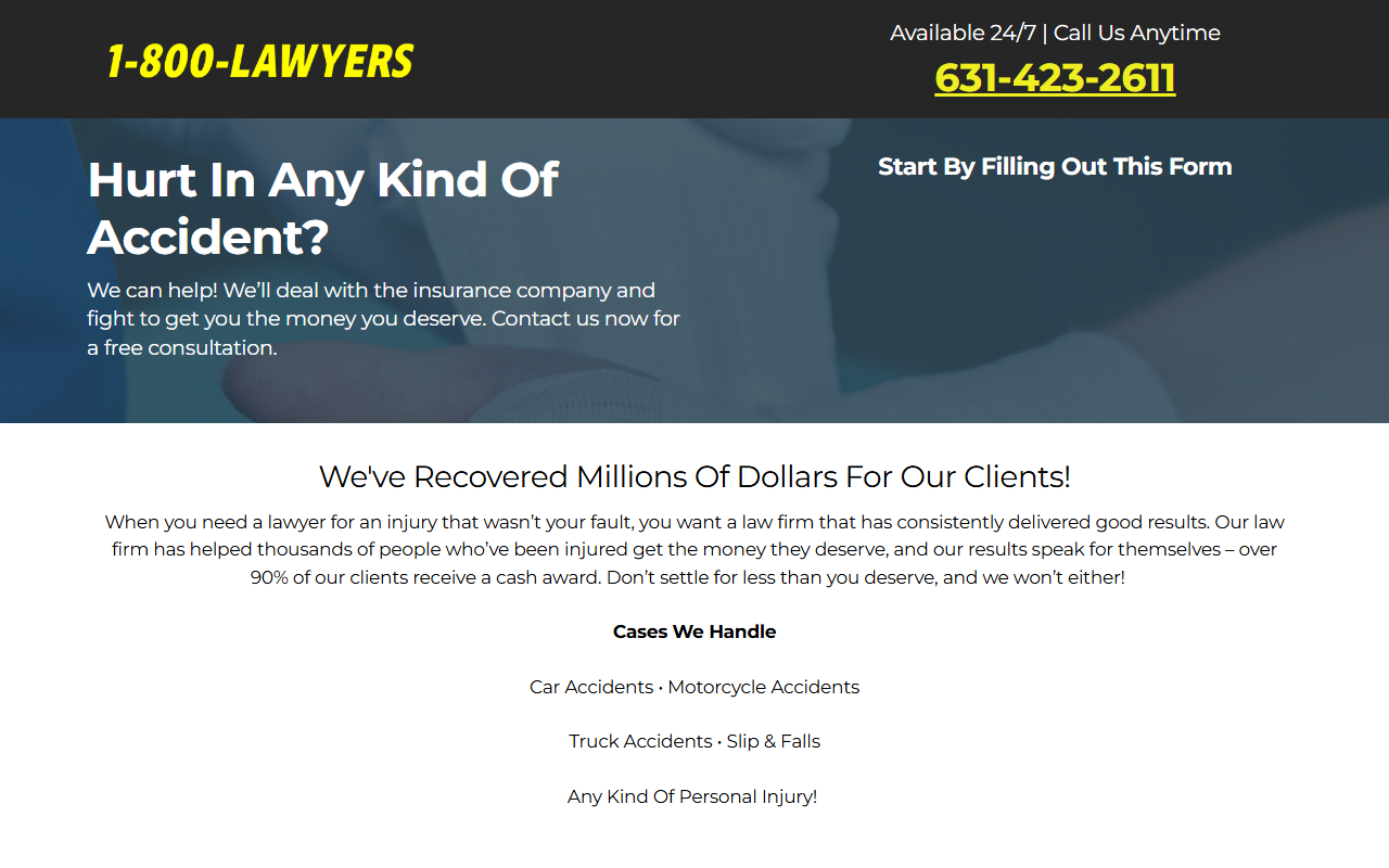 1800lawyers-ny.com screenshot