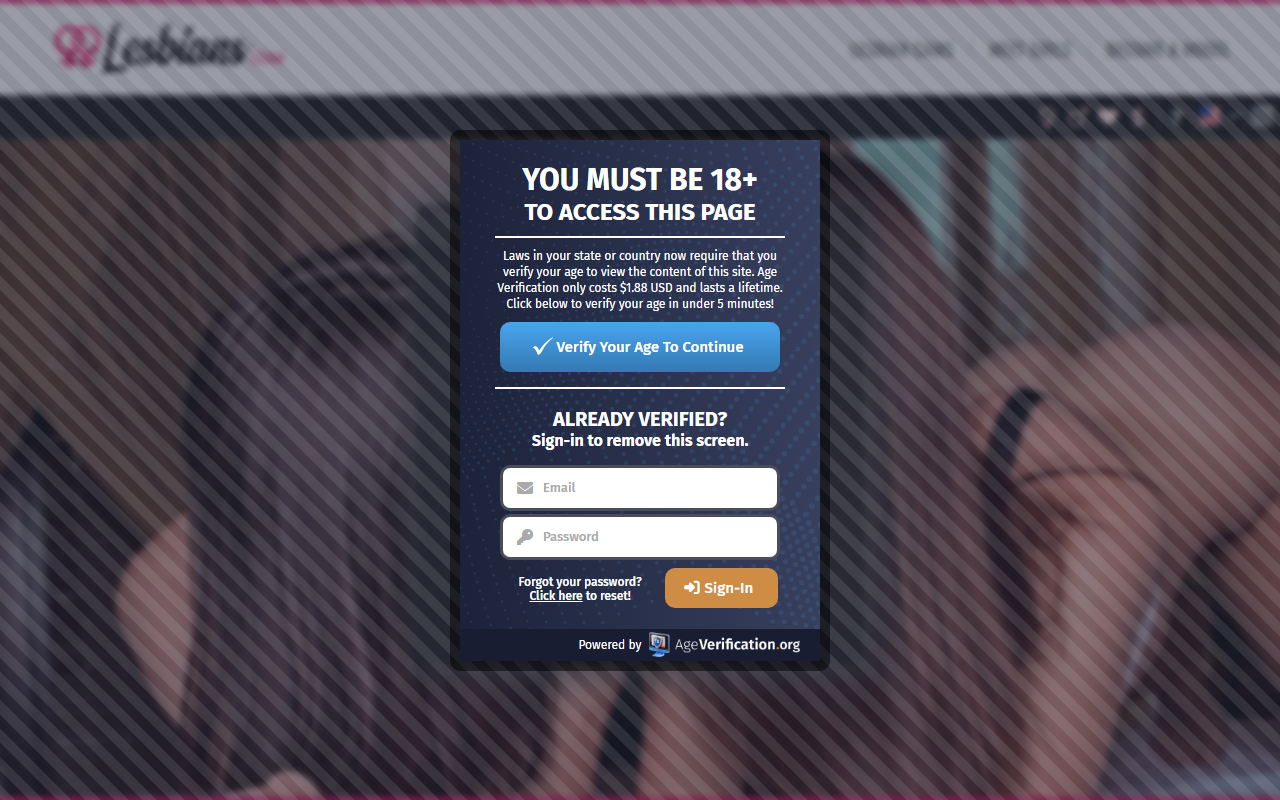 1800lesbian.com screenshot