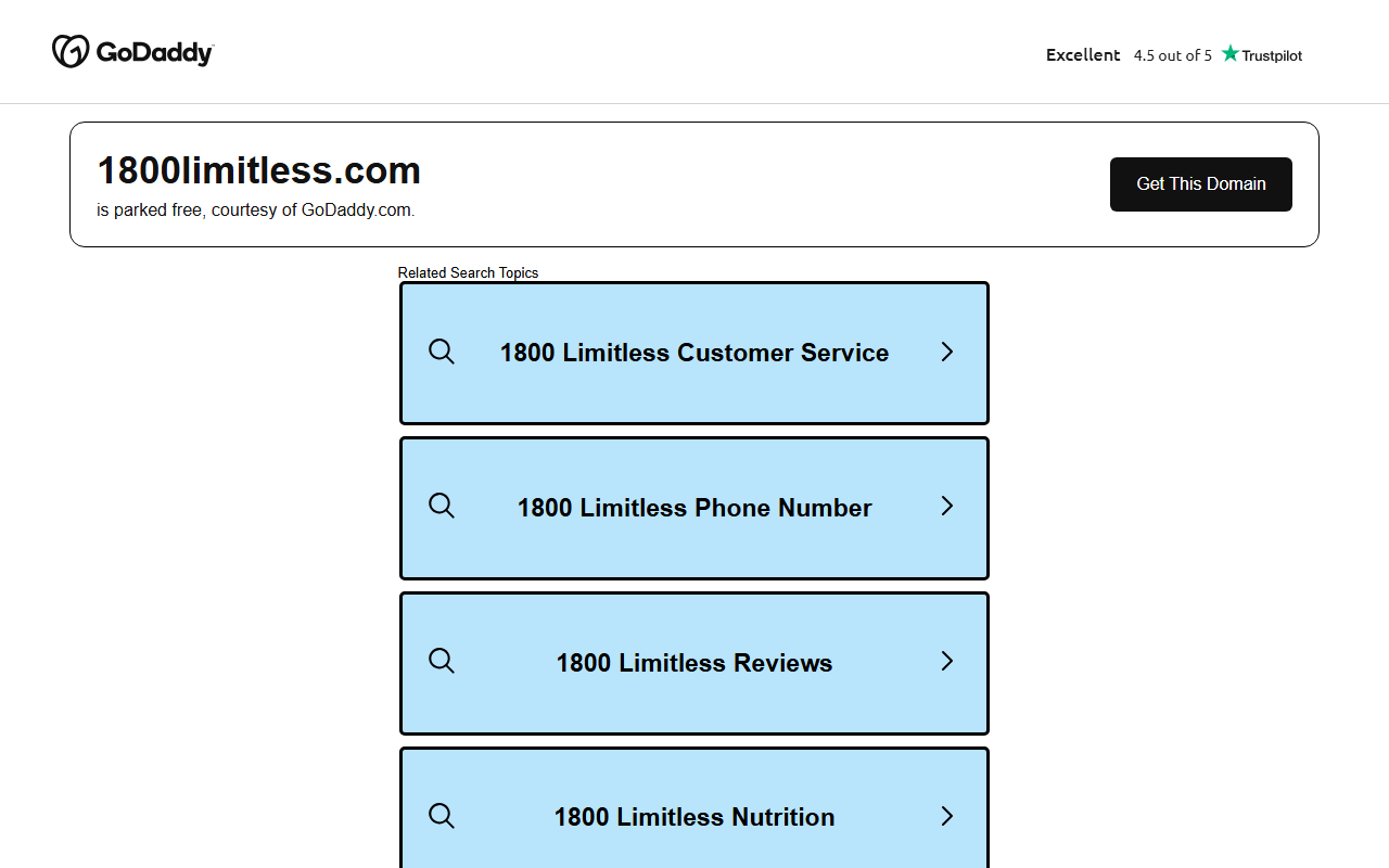 1800limitless.com screenshot
