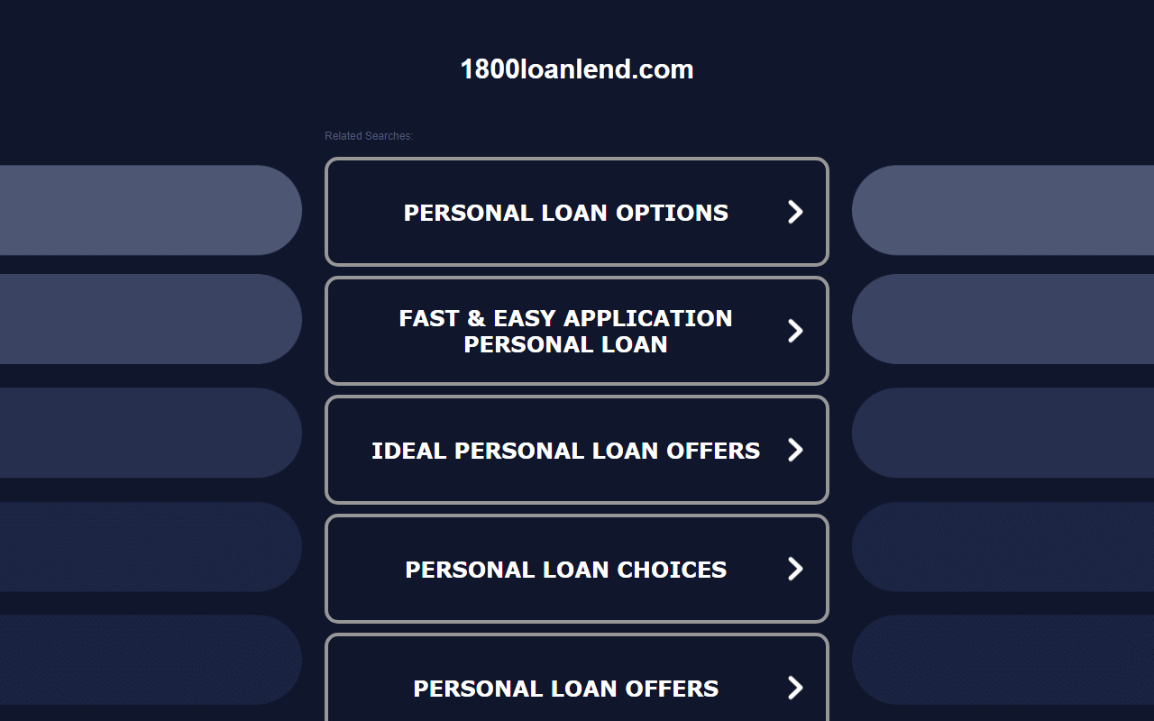 1800loanlend.com screenshot