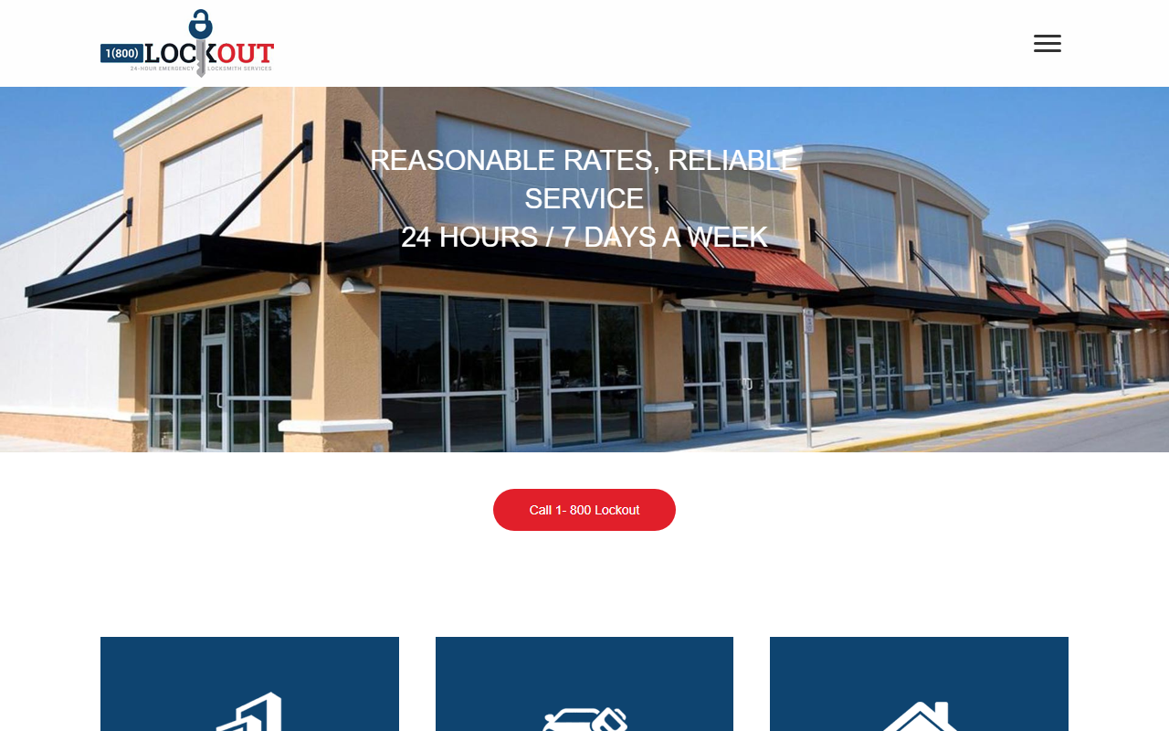 1800lockouts.com screenshot