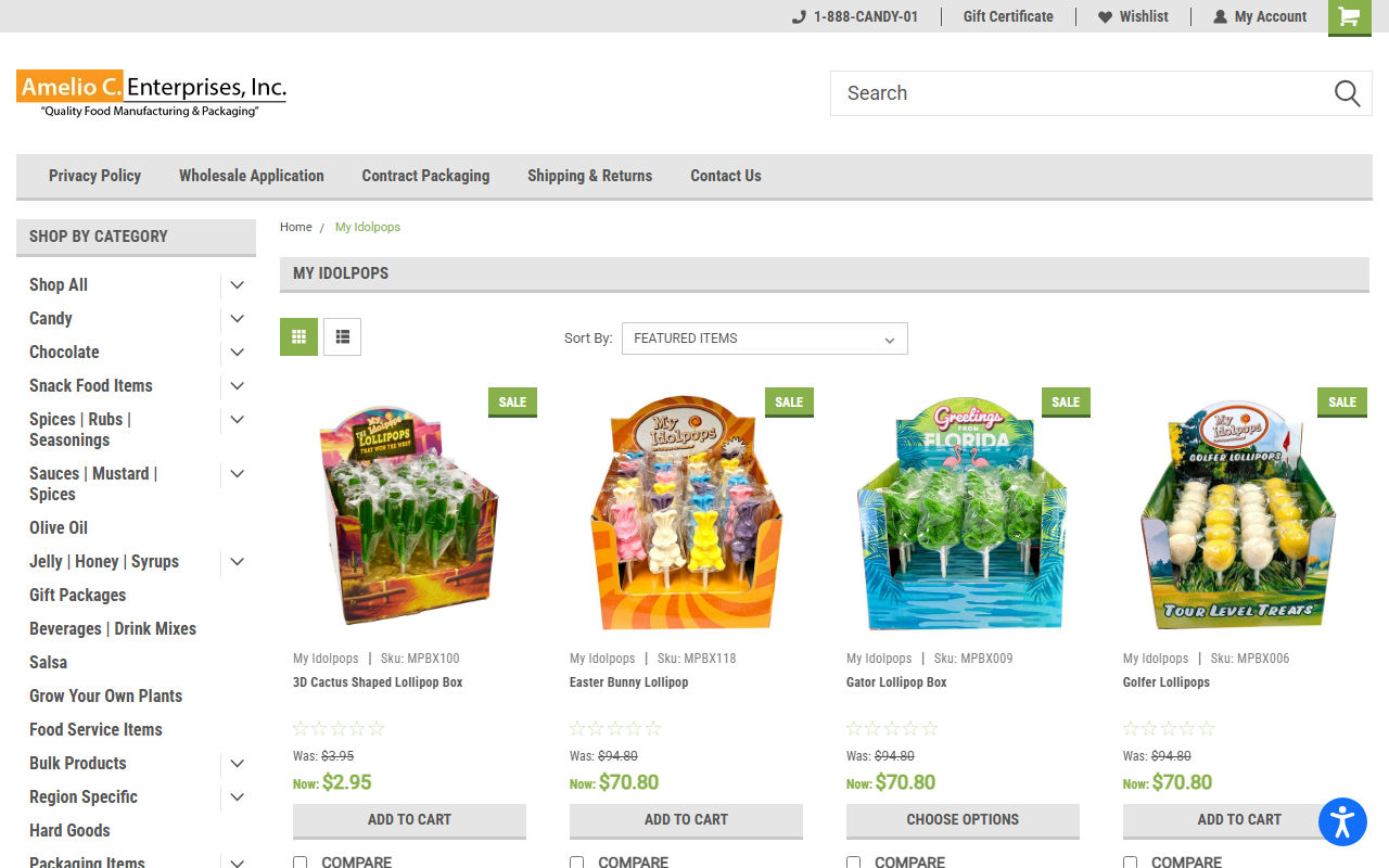 1800lollipop.com screenshot