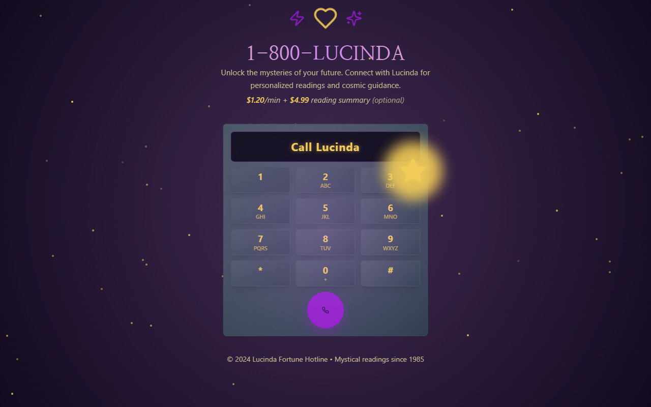 1800lucinda.com screenshot
