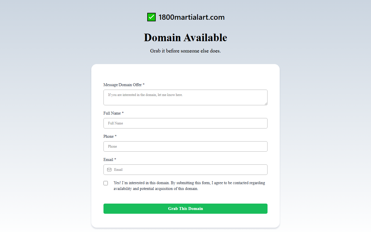 1800martialart.com screenshot