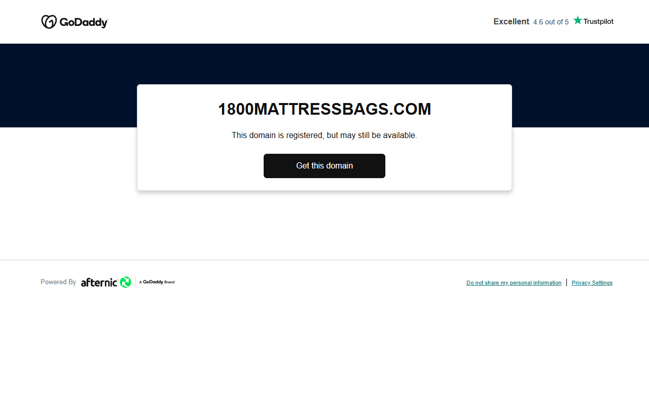 1800mattressbags.com screenshot