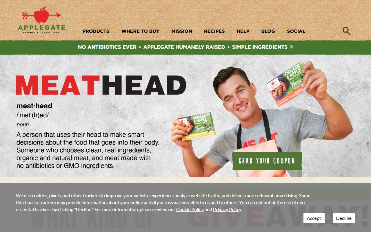1800meatheads.com screenshot