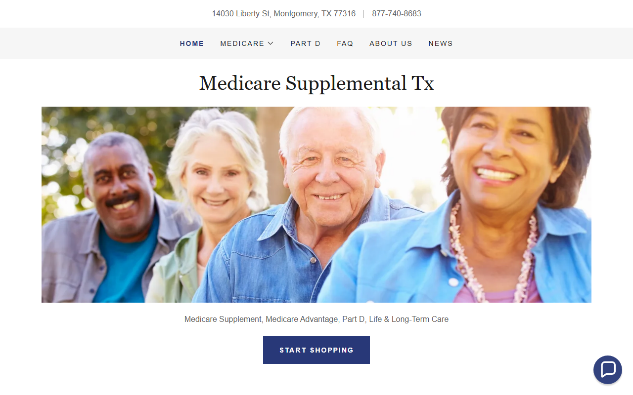 1800medigaptexas.com screenshot
