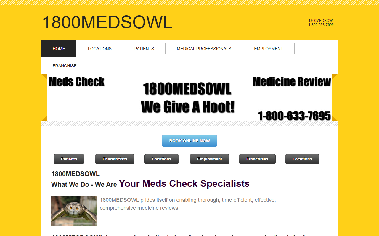 1800medsowl.com screenshot