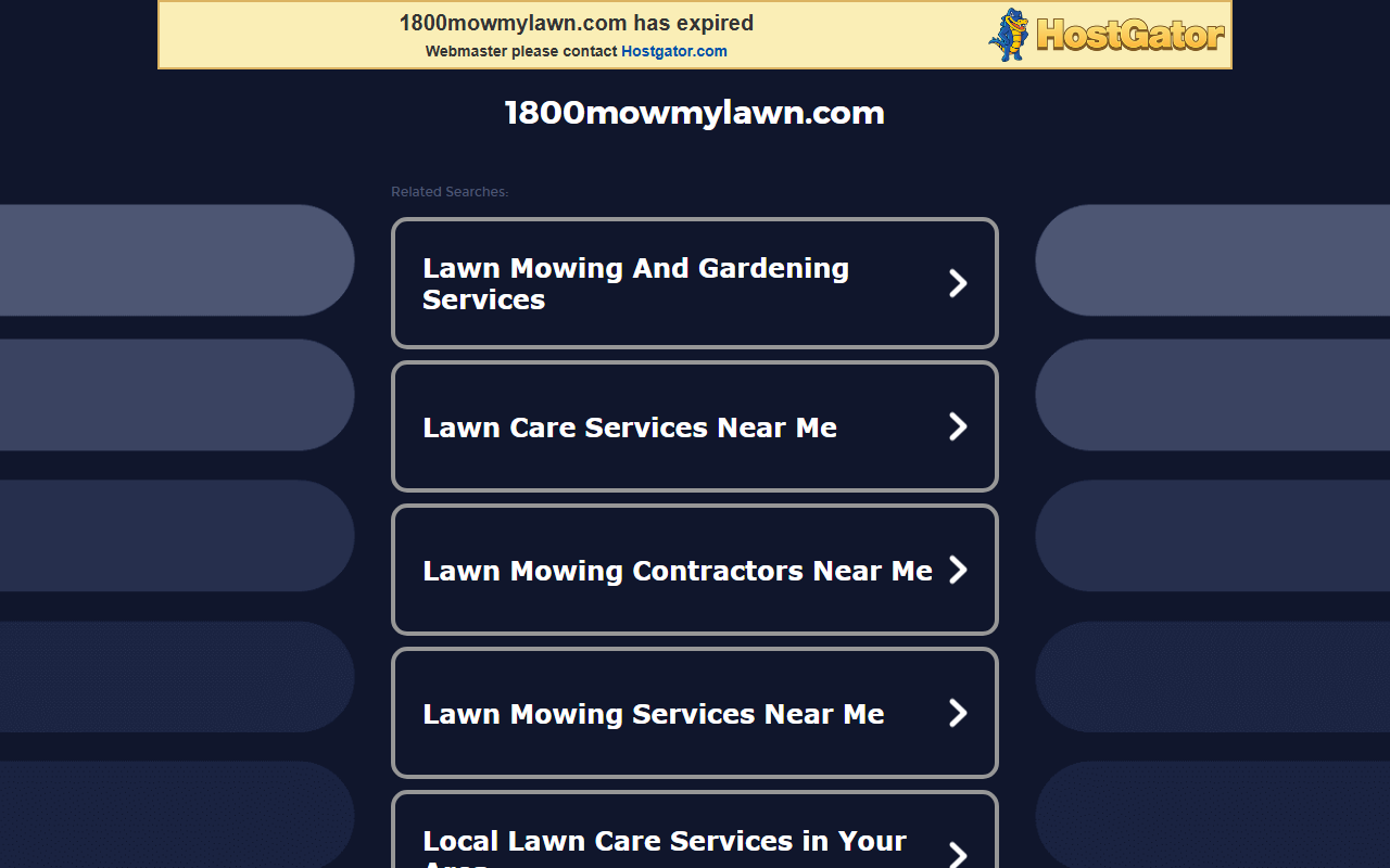 1800mowmylawn.com screenshot