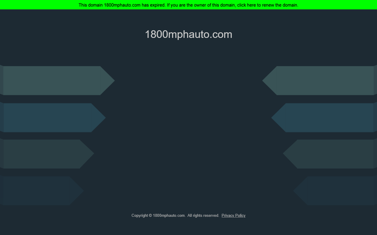 1800mphauto.com screenshot