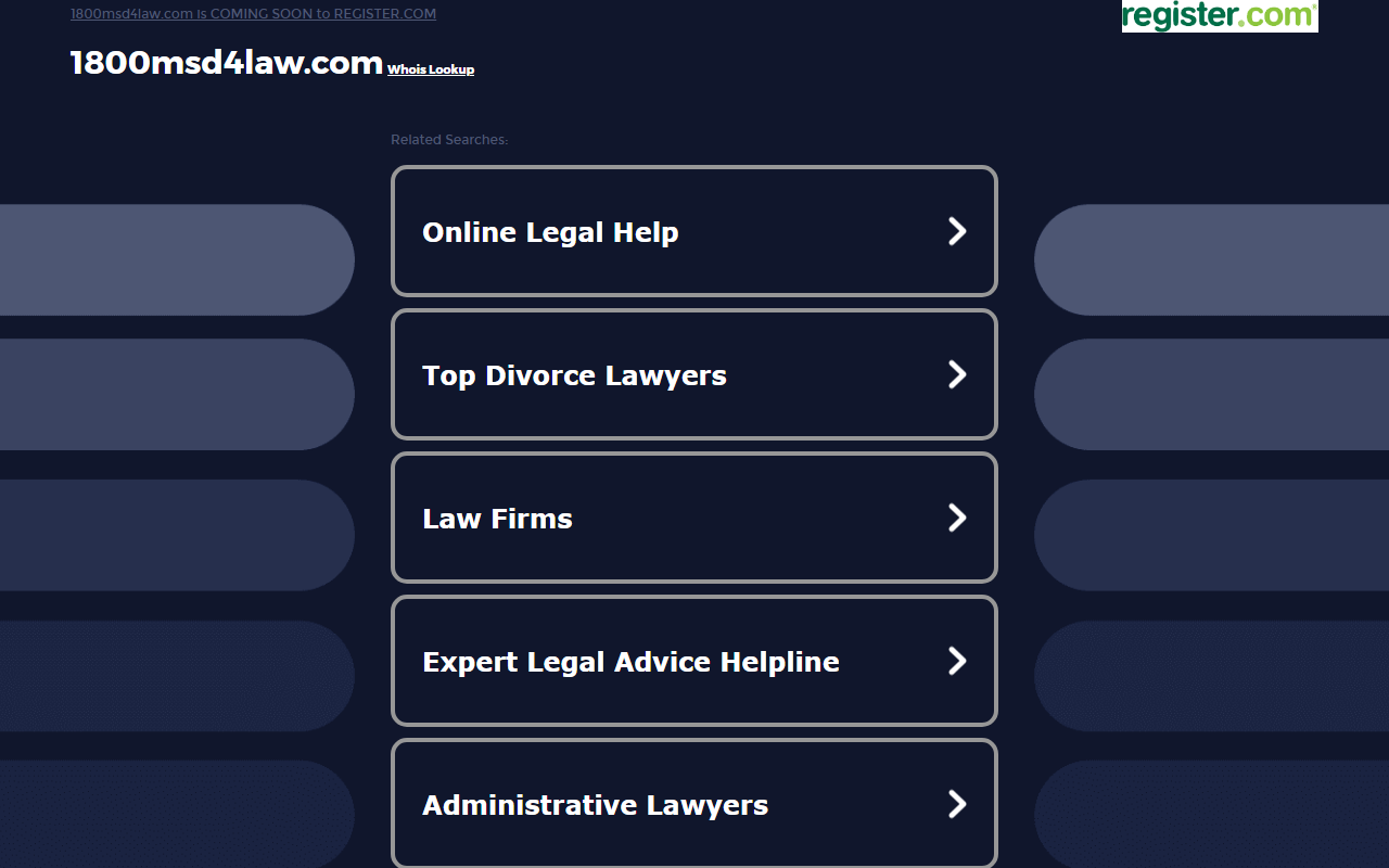 1800msd4law.com screenshot