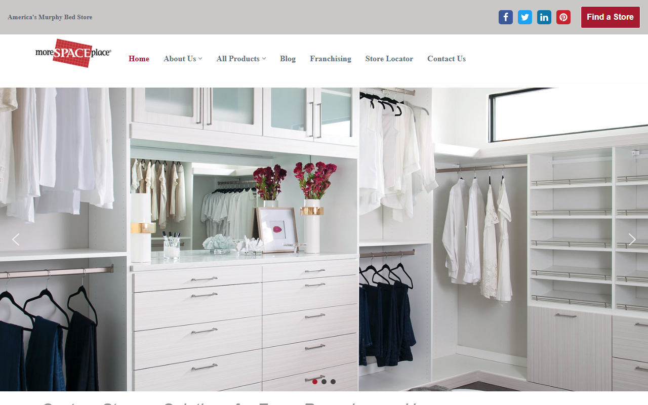 1800murphybed.com screenshot