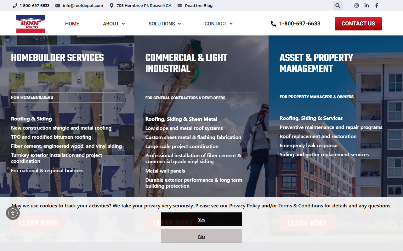 1800myroofer.com screenshot