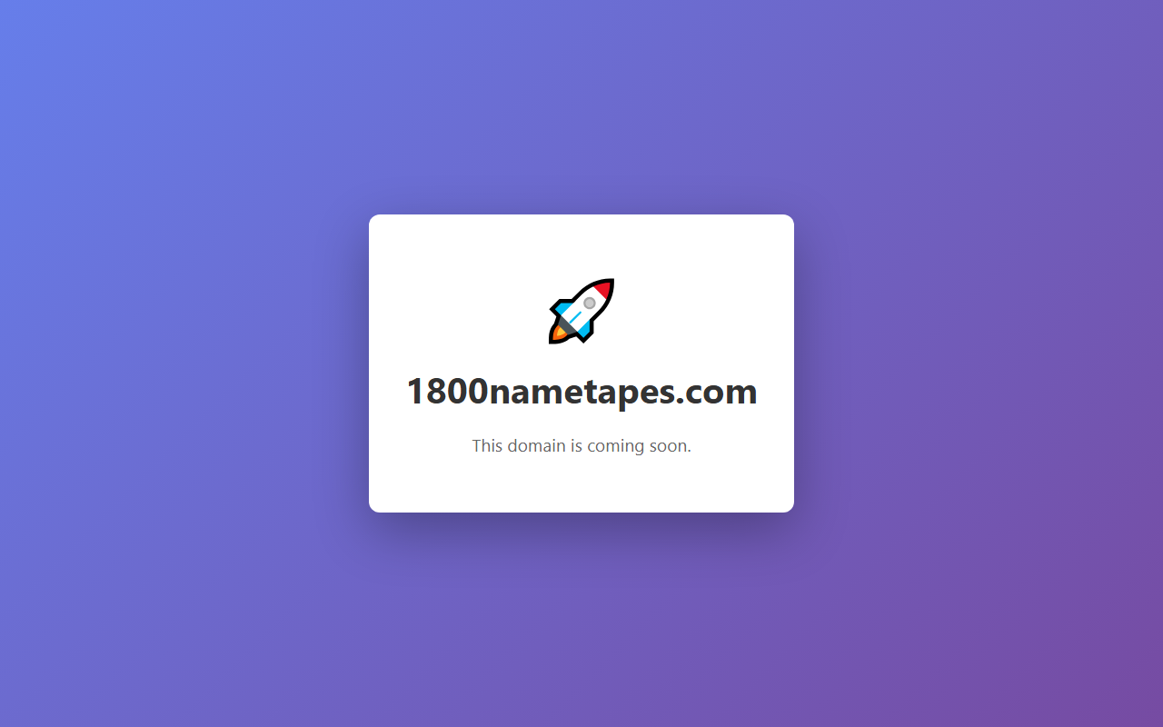1800nametapes.com screenshot