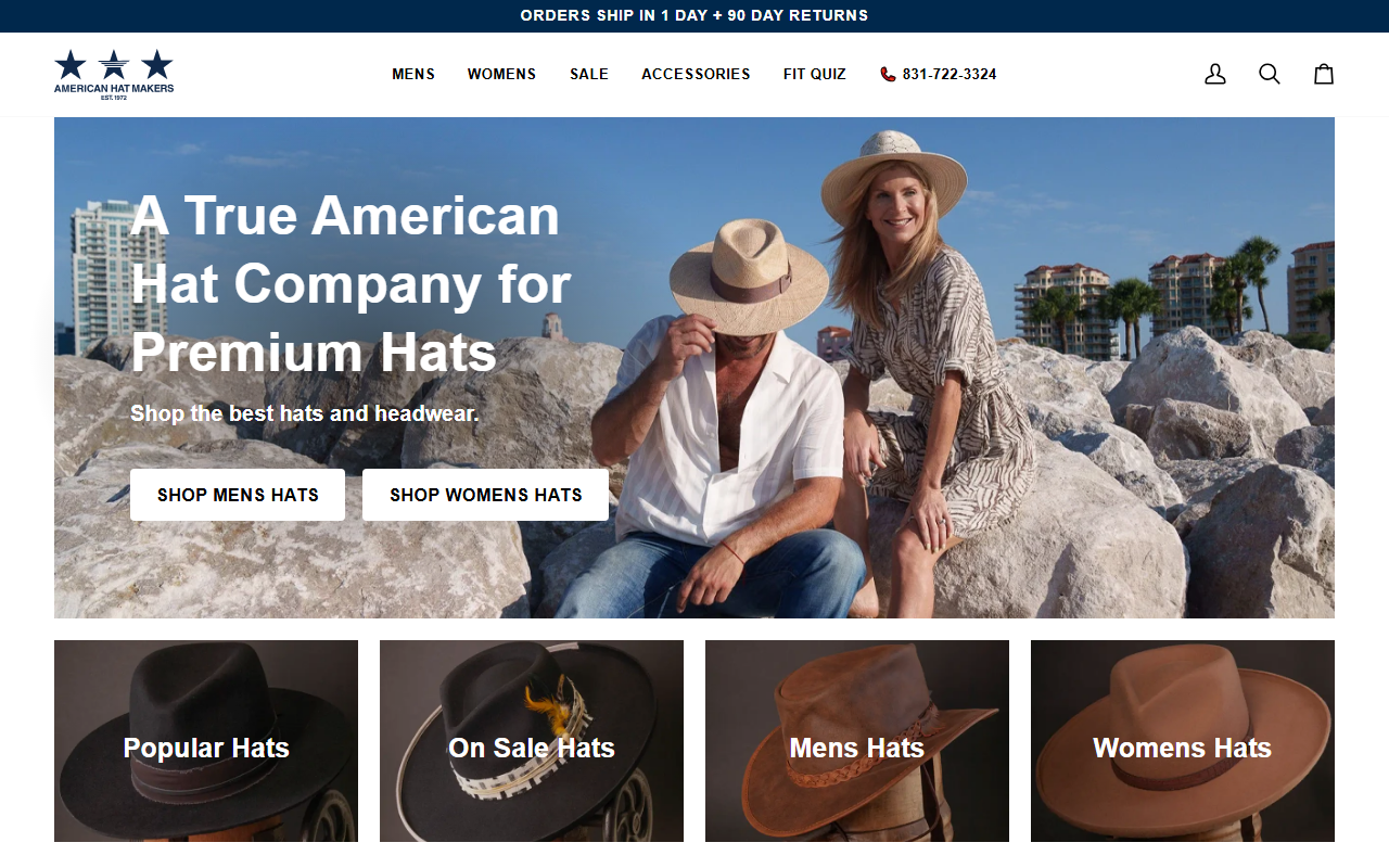 1800nicehat.com screenshot
