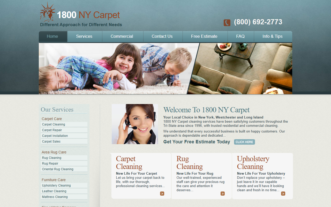 1800nycarpet.com screenshot