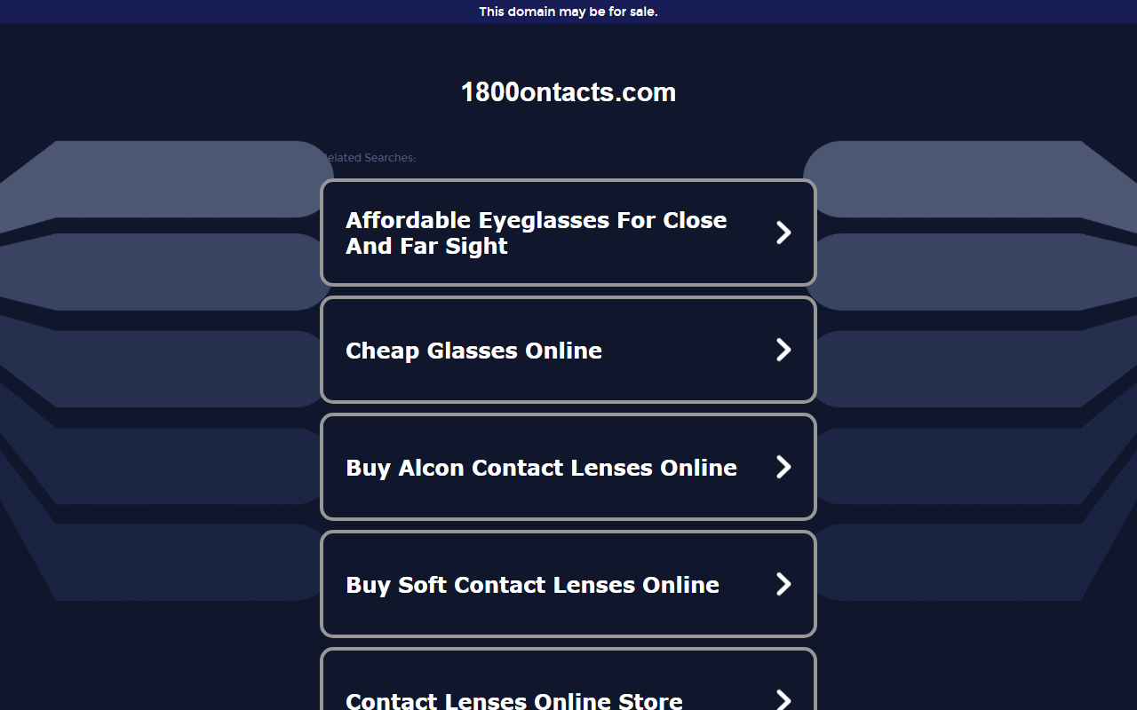 1800ontacts.com screenshot
