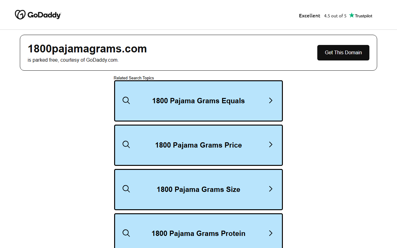 1800pajamagrams.com screenshot
