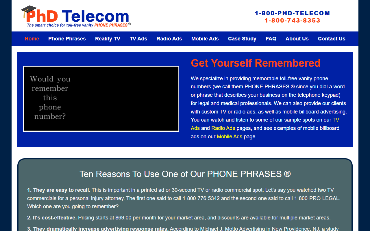 1800phoneid.com screenshot