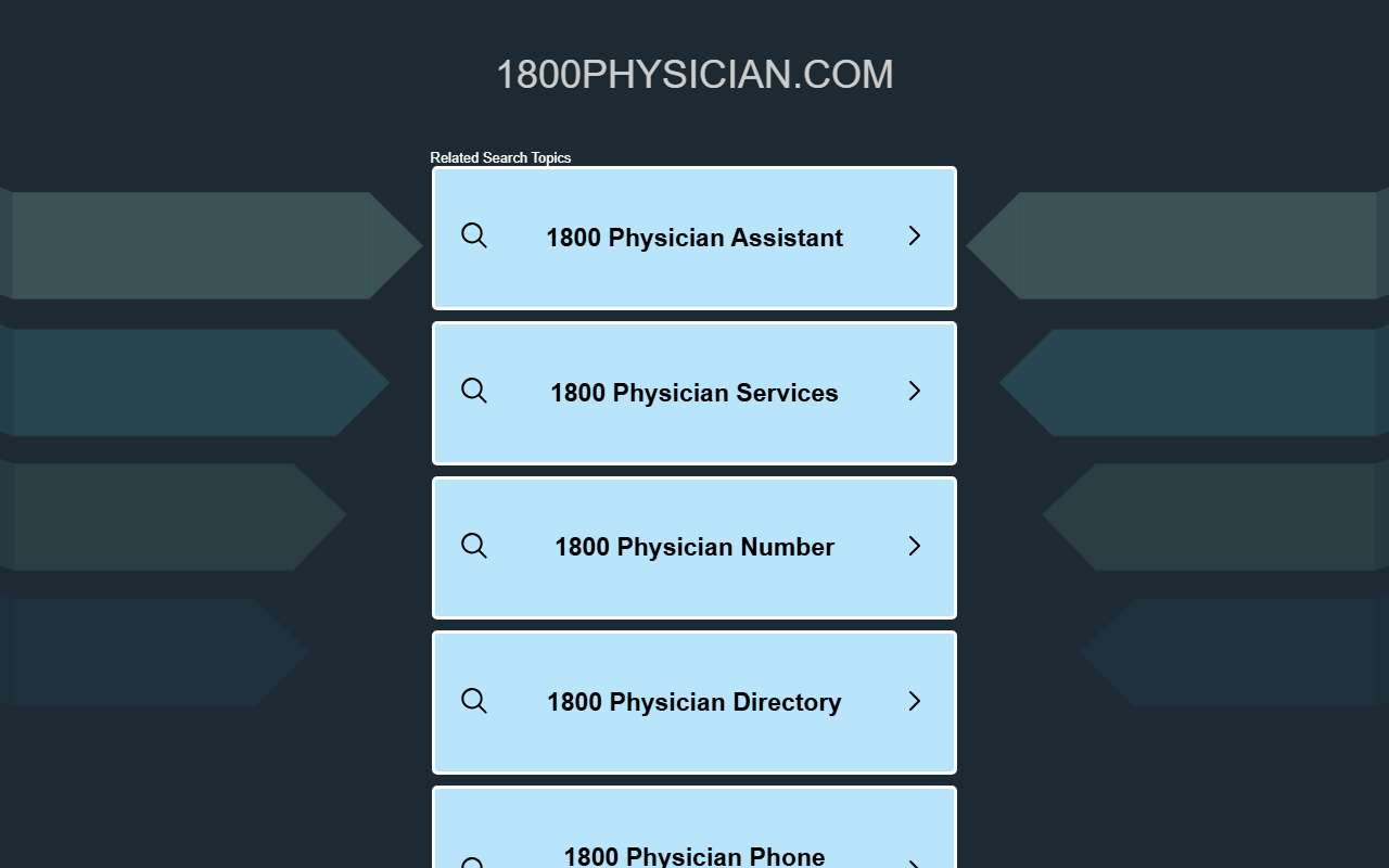 1800physician.com screenshot