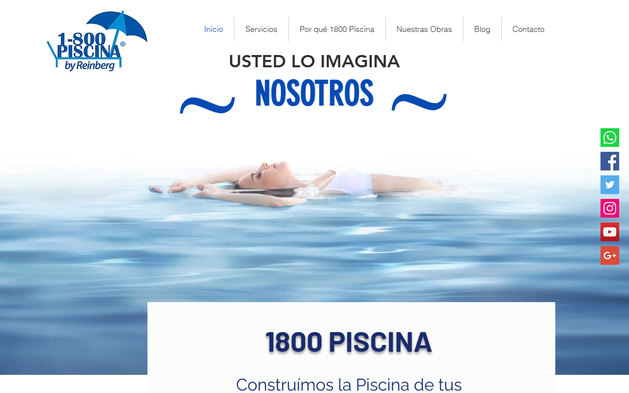 1800piscina.com screenshot