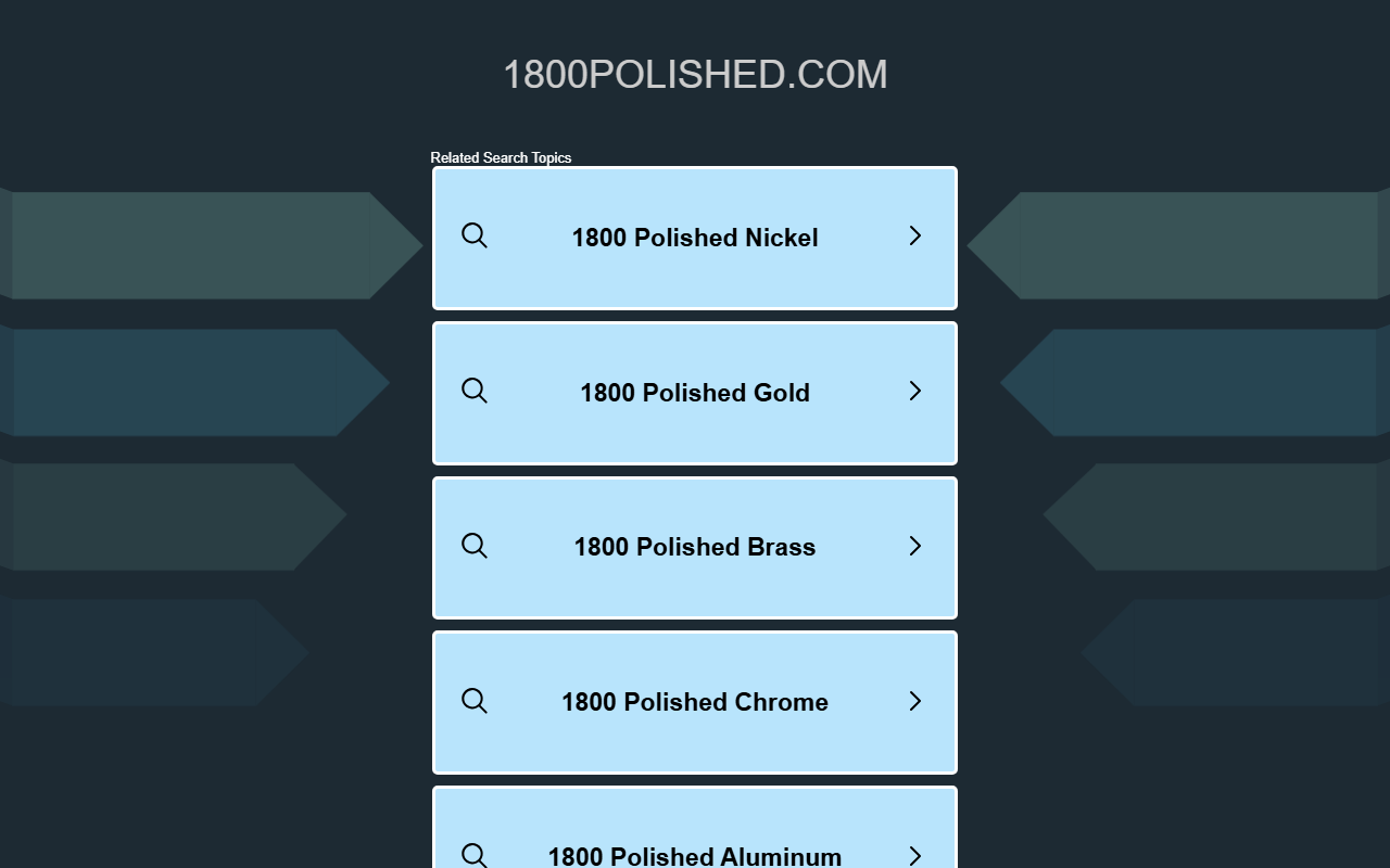 1800polished.com screenshot