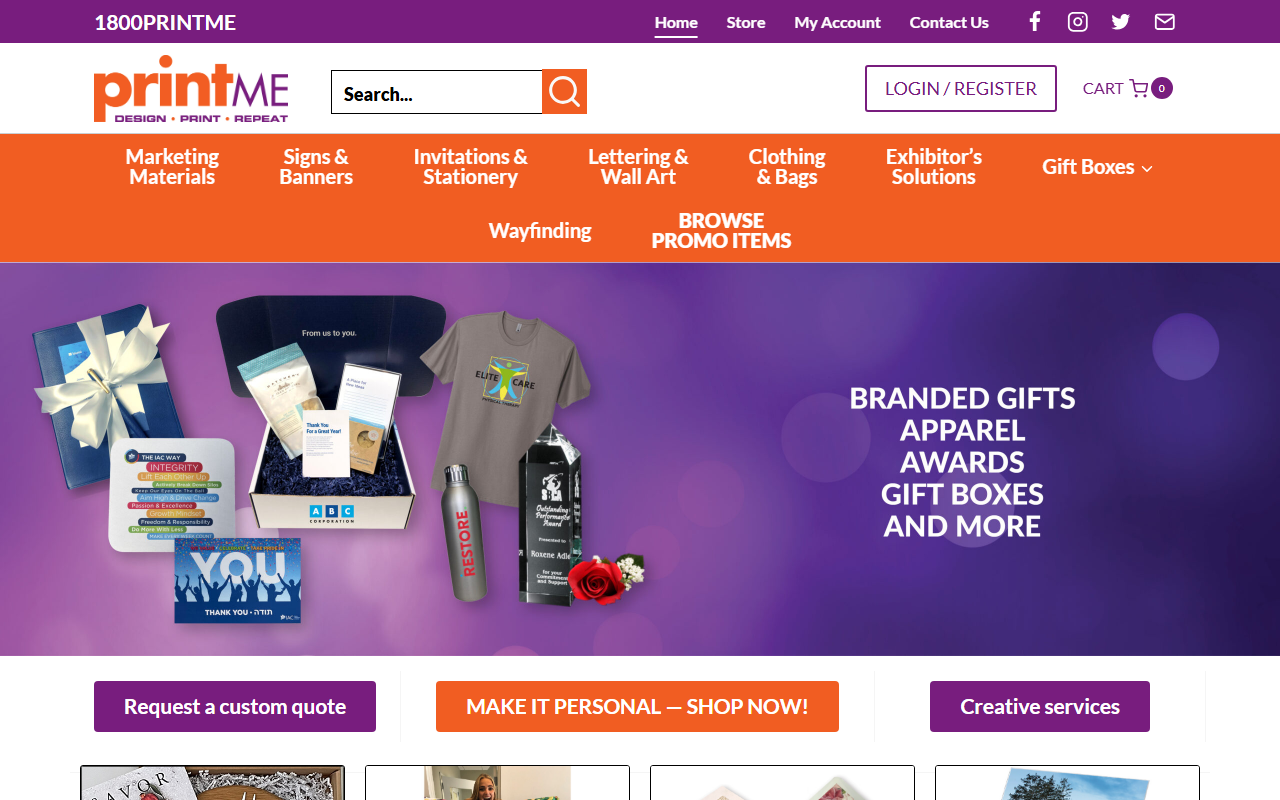 1800printme.com screenshot