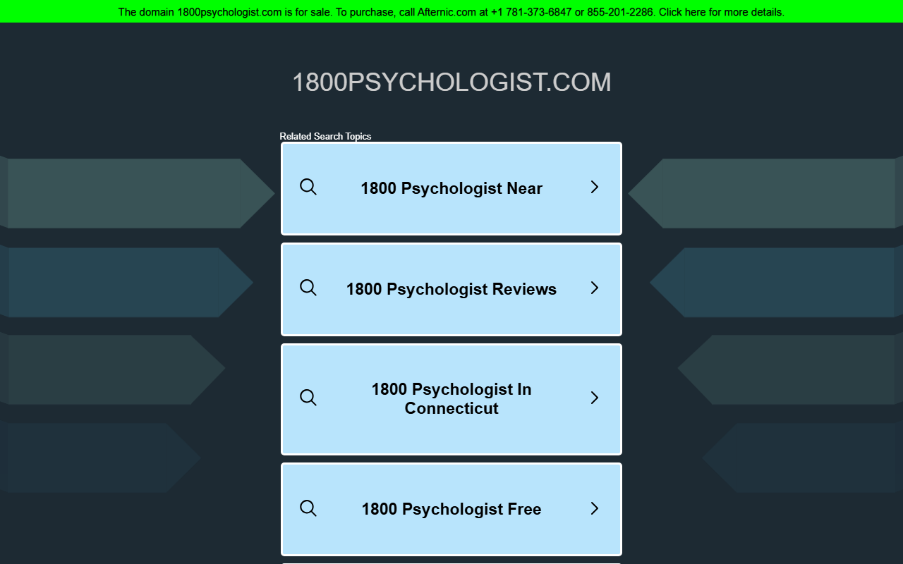 1800psychologist.com screenshot