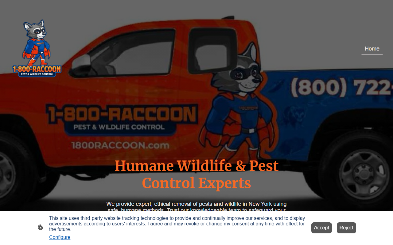 1800raccoon.com screenshot