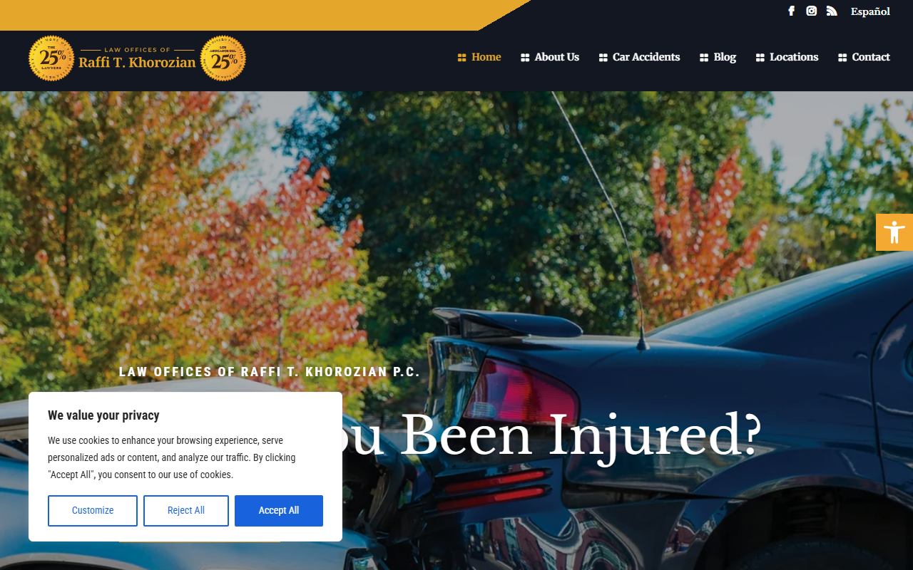1800raffilaw.com screenshot