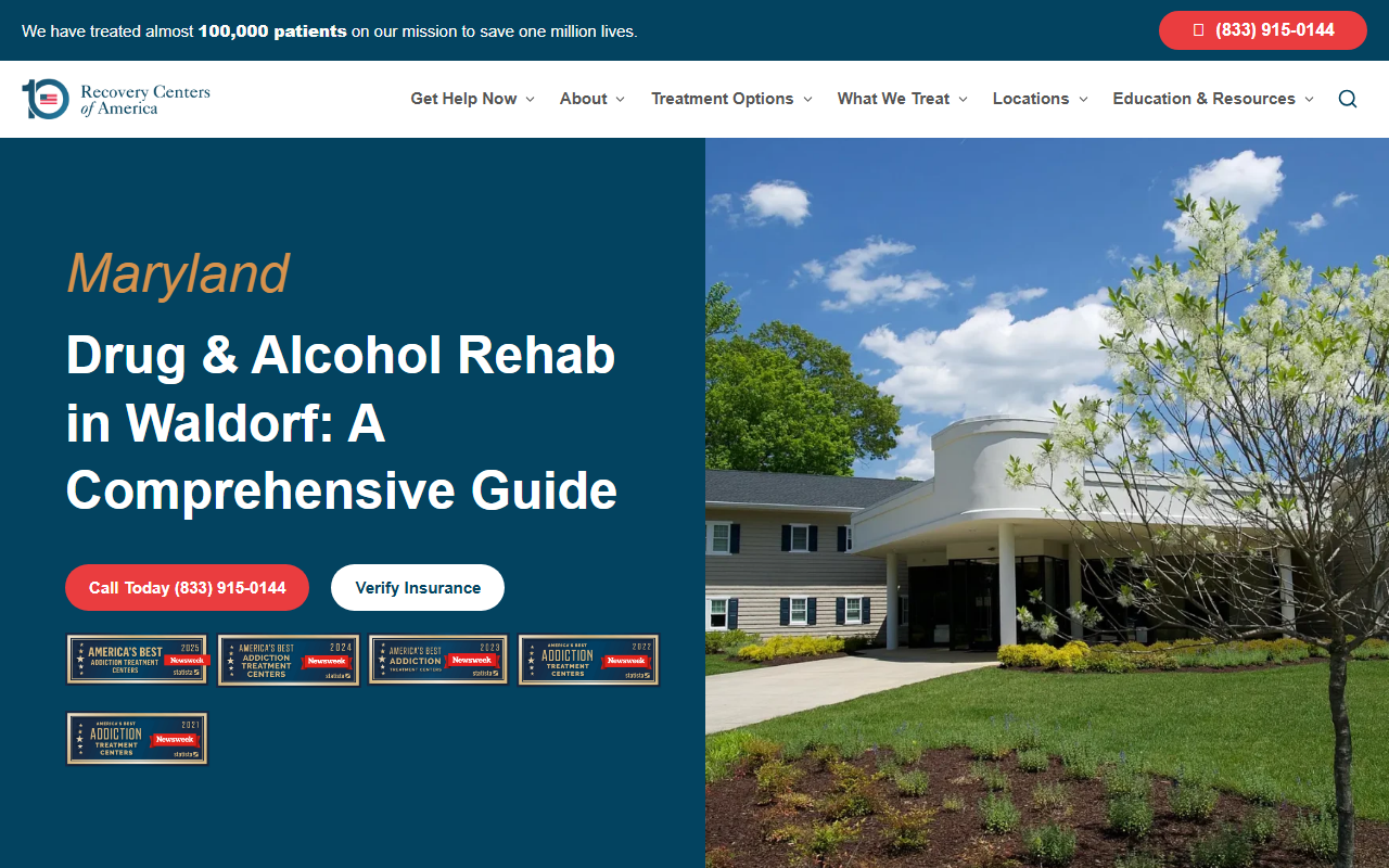 1800recoverywv.com screenshot