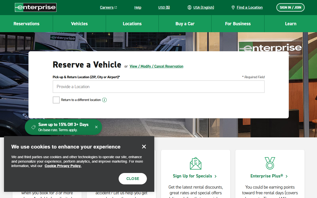 1800rentacar.com screenshot
