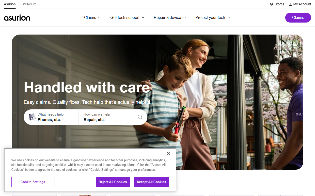 1800repairnow.com screenshot