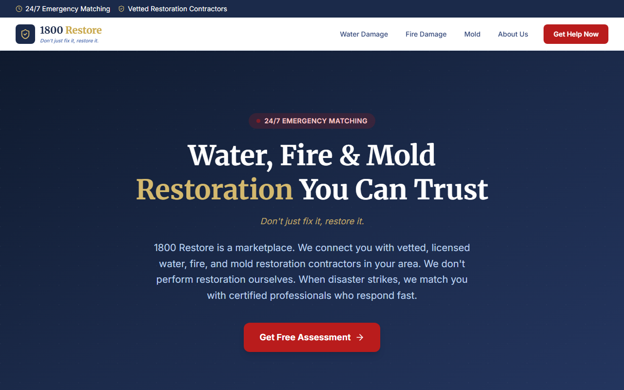 1800restoreit.com screenshot