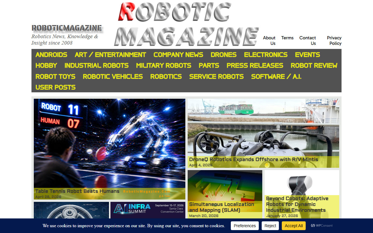 1800robotics.com screenshot