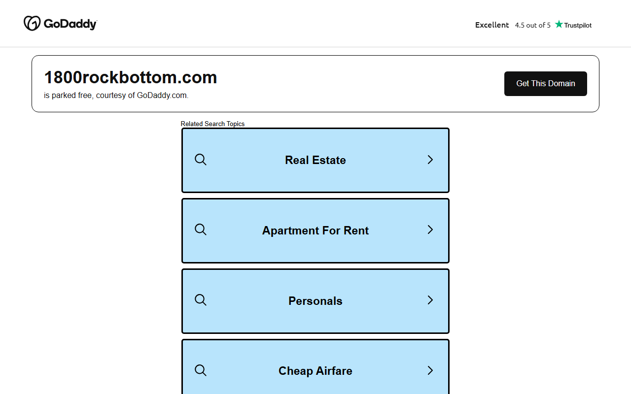 1800rockbottom.com screenshot