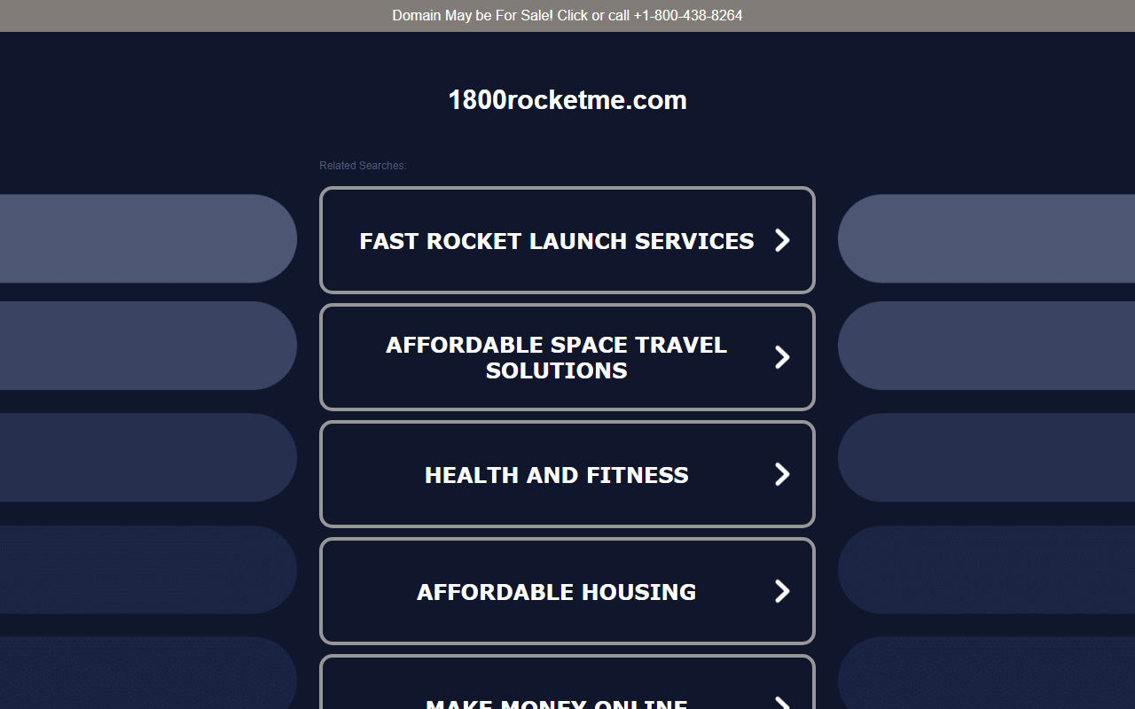 1800rocketme.com screenshot