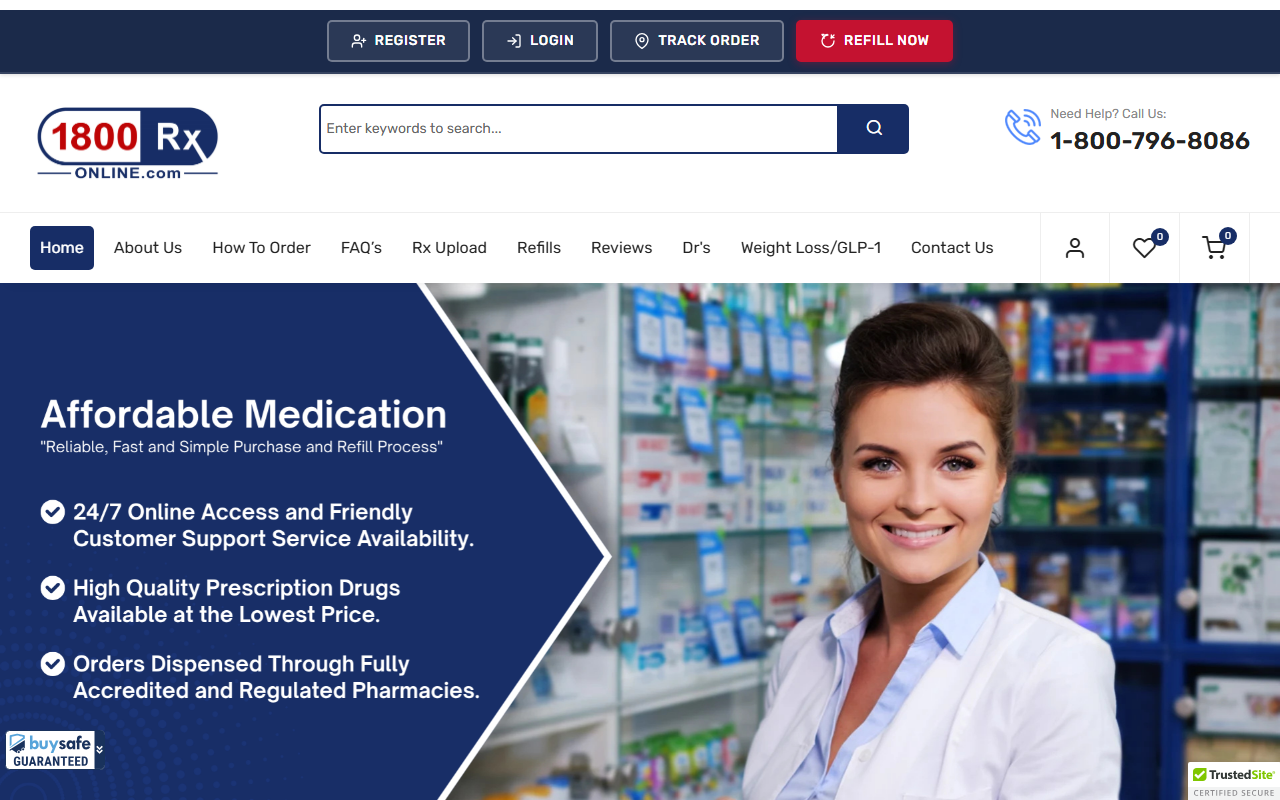 1800rxonline.com screenshot